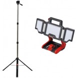 FOCO LED TRIPLO EINHELL PROFISSIONAL A BATERIA